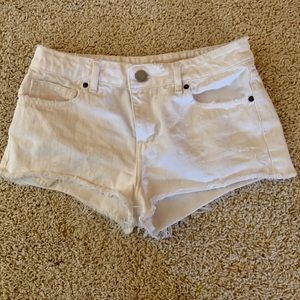 ASOS Petite White Denim Shorts